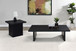 Max - 2 Piece Rectangular Coffee And End Table Set - Black
