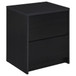 Westpark - 2-Drawer Nightstand LED Lights And USB - Black