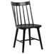 Middleton - Solid Wood Dining Side Chair Black (Set of 2) - Black