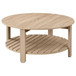 Fowler - 2 Piece Round Coffee And End Table Set - Natural