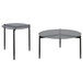 Rosalie - 2 Piece Round Coffee And End Table Set - Gray