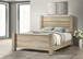 Oakglen - California King Panel Bed - Weathered Oak