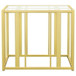 Adri - 2 Piece Coffee And End Table Set - Matte Brass