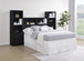 Westpark - 3 Piece Full Bedroom Set Bookcase Headboard - Black