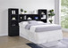 Westpark - 3 Piece Queen Bedroom Set Bookcase Headboard - Black