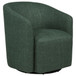 Mossbrook - Fabric Upholstered Swivel Accent Chair - Green