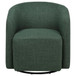 Mossbrook - Fabric Upholstered Swivel Accent Chair - Green