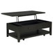 Payne - 48" Mobile Lift Top Coffee Table - Distressed Java