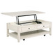 Payne - 48" Mobile Lift Top Coffee Table - Distressed White