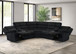 Atkinson - Upholstered Reclining Sectional Sofa - Black