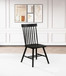 Andrews - Windsor Spindle Back Dining Side Chair (Set of 2) - Black