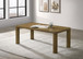 Castlewood - Engineered Wood Cocktail Coffee Table - Brown Oak