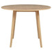 Andrews - 5 Piece Round Counter Height Dining Set - Light Ash