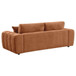Burnett - 3 Piece Chenille Upholstered Sofa Set - Burnt Orange