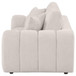 Burnett - Chenille Upholstered Wide Arm Loveseat - Ivory