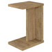 Clower - Engineered Wood C-Shaped Sofa Side Table - Mango