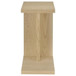 Clower - Engineered Wood C-Shaped Sofa Side Table - Light Oak