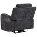 Kennett - Chenille Upholstered Power Recliner Chair - Dark Gray