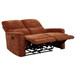 Navarro - Chenille Upholstered Reclining Loveseat - Burnt Orange