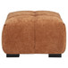 Octavia - Fabric Upholstered Rectangular Ottoman - Orange