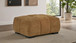 Octavia - Fabric Upholstered Rectangular Ottoman - Amber
