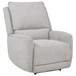 Sylmar - Chenille Upholstered Power Recliner - Dove Gray
