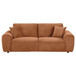 Burnett - Chenille Upholstered Wide Arm Sofa - Burnt Orange