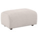 Burnett - Chenille Upholstered Ottoman - Ivory