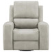 Brickston - Triple Power Swivel Glider Recliner - Gray