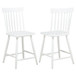 Andrews - Windsor Counter Height Dining Side Chair (Set of 2) - White