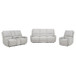 Sylmar - 3 Piece Chenille Power Reclining Sofa Set - Dove Gray