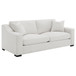 Ashlyn - 3 Piece Upholstered Track Arm Sofa Set - Sand