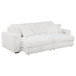 Jacana - Corduroy Upholstered Dual Power Chaise Sofa - Ivory