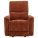 Navarro - Chenille Upholstered Glider Recliner - Burnt Orange