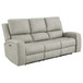 Brickston - Triple Power Reclining Sofa - Gray