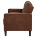 Bowen II - Fabric Upholstered Track Arm Loveseat - Rust