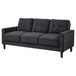 Bowen II - Fabric Upholstered Track Arm Sofa - Steel Gray