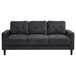 Bowen II - Fabric Upholstered Track Arm Sofa - Steel Gray