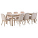 Solano - 9-Piece Extension Table Dining Set - Weathered Mango