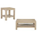 Solano - 2-Piece Square Coffee Table Set - Weathered Mango