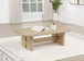 Kailani - Coastal Rectangular Cocktail Coffee Table - Beige Oak