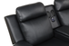 Galaxy Black Power Reclining Sectional