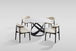 Dimi White and Black 5pc Dining Room Set