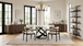 Dimi White and Black 5pc Dining Room Set D1550 by New Era Innovations