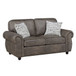Pinnacle - Loveseat - Dark Brown
