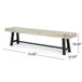 Carlisle - Dining Bench