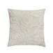 Tabitha - 20" Square Embroidered Throw Pillow - (Cover) - Cream