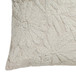 Tabitha - 20" Square Embroidered Throw Pillow - (Cover) - Cream