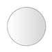 Wall Circular Framed Vanity Mirror For Bathroom, Living Room Decor - Black
