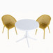 Modern Lounge Chair Set With Round Table